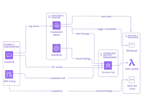 Cloud Security Flow Diagram